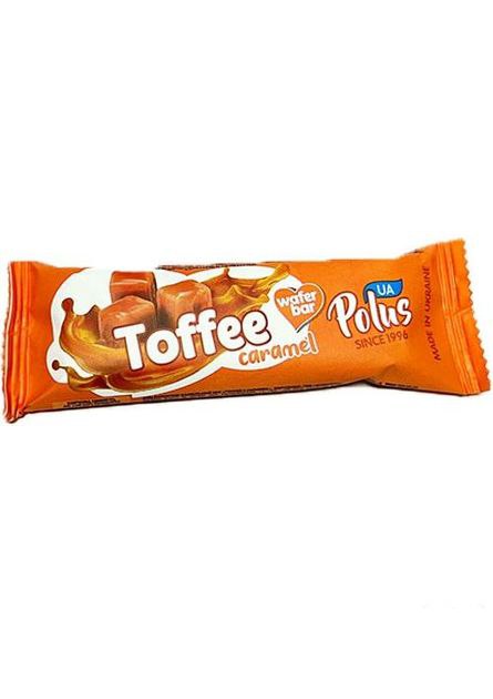 Батончик вафельний POLUS Toffee & Caramel 30г